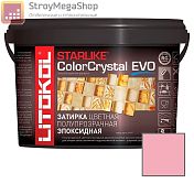 Затирка эпоксидная Litokol Starlike ColorCrystal Evo S,830 Rosa Kyoto 2,5 кг 