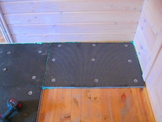 Плитка на деревянный пол