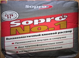 Клей плиточный Сопро Sopro