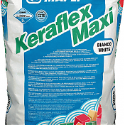 Эластичный плиточный клей Mapei KERAFLEX MAXI Керафлекс Макси белый 25 кг