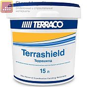 Террако Terrashield краска для фасадных и внутренних работ белая 15л  