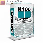 HYPERFLEX K100 Литокол Клеевая смесь на цементной основе суперэластичная 20кг 