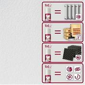 Wellton AcouTherm флизелин термоакустический (1х15 м)  